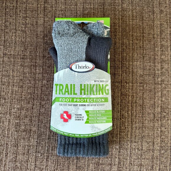 NEW THORLOS Women's TRAIL HIKING CREW SOCKS Small 5-6.5 - Picture 1 of 5